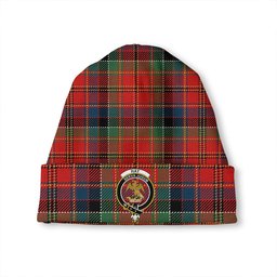 ScotsTee Shop Scottish Hay and Leith Modern Clan Crest Tartan Plaid Knit Beanie