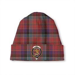ScotsTee Shop Scottish Hay and Leith Weathered Clan Crest Tartan Plaid Knit Beanie