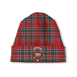 ScotsTee Shop Scottish MacDonald of Lochmaddy (Donald of Loch Mhaddy) Modern Clan Crest Tartan Plaid Knit Beanie