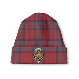 ScotsTee Shop Scottish MacGillivray Weathered Clan Crest Tartan Plaid Knit Beanie