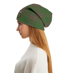 ScotsTee Shop Scottish MacAlister of Glenbarr Hunting (MacAlister of Glenbarr; Hunting) Ancient Clan Crest Tartan Plaid Knit Beanie