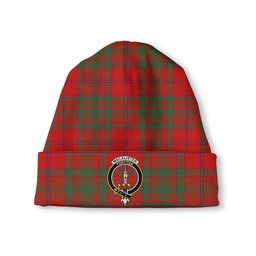 ScotsTee Shop Scottish MacAlister of Glenbarr Modern Clan Crest Tartan Plaid Knit Beanie