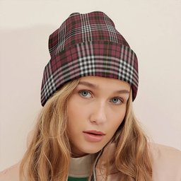 ScotsTee Shop Scottish Little of Morton Rigg Weathered Clan Crest Tartan Plaid Knit Beanie