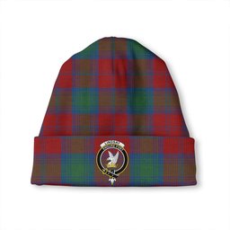 ScotsTee Shop Scottish Lindsay Modern Clan Crest Tartan Plaid Knit Beanie
