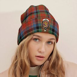 ScotsTee Shop Scottish Hay and Leith Ancient Clan Crest Tartan Plaid Knit Beanie