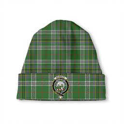 ScotsTee Shop Scottish Kennedy Ancient Clan Crest Tartan Plaid Knit Beanie