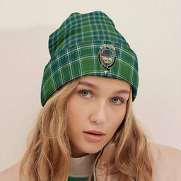 ScotsTee Shop Scottish MacDonald Lord of the Isles; Hunting Ancient Clan Crest Tartan Plaid Knit Beanie