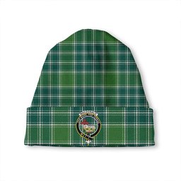 ScotsTee Shop Scottish MacDonald Lord of the Isles; Hunting Ancient Clan Crest Tartan Plaid Knit Beanie