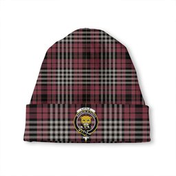 ScotsTee Shop Scottish Little of Morton Rigg Ancient Clan Crest Tartan Plaid Knit Beanie