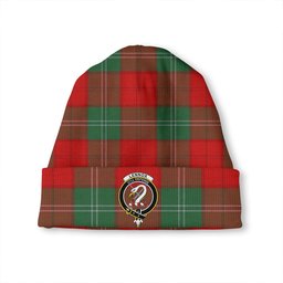 ScotsTee Shop Scottish Lennox Modern Clan Crest Tartan Plaid Knit Beanie