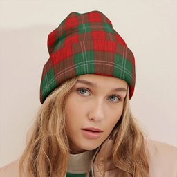 ScotsTee Shop Scottish Lennox Modern Clan Crest Tartan Plaid Knit Beanie