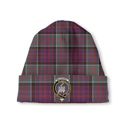 ScotsTee Shop Scottish MacDonald of Clanranald (Donald of Clanranald) Weathered Clan Crest Tartan Plaid Knit Beanie