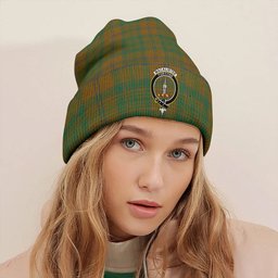 ScotsTee Shop Scottish MacAlister of Glenbarr Hunting (MacAlister of Glenbarr; Hunting) Modern Clan Crest Tartan Plaid Knit Beanie