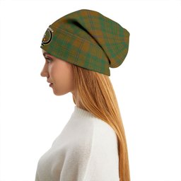 ScotsTee Shop Scottish MacAlister of Glenbarr Hunting (MacAlister of Glenbarr; Hunting) Modern Clan Crest Tartan Plaid Knit Beanie