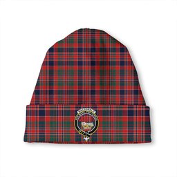 ScotsTee Shop Scottish MacDonald of Boisdale (Donald Boisdale) Modern Clan Crest Tartan Plaid Knit Beanie