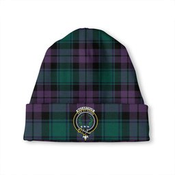 ScotsTee Shop Scottish MacArthur of Milton Modern Clan Crest Tartan Plaid Knit Beanie