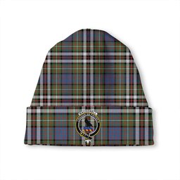 ScotsTee Shop Scottish MacDonell of Glengarry Dress Weathered Clan Crest Tartan Plaid Knit Beanie
