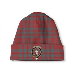 ScotsTee Shop Scottish Livingstone Weathered Clan Crest Tartan Plaid Knit Beanie