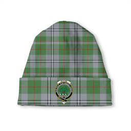 ScotsTee Shop Scottish Irvine of Glentulchan Modern Clan Crest Tartan Plaid Knit Beanie