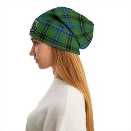 ScotsTee Shop Scottish Henderson Modern Clan Crest Tartan Plaid Knit Beanie