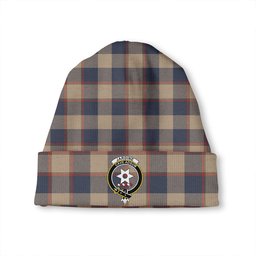ScotsTee Shop Scottish Jardine of Castlemilk Weathered Clan Crest Tartan Plaid Knit Beanie