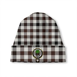 ScotsTee Shop Scottish Hogg Modern Clan Crest Tartan Plaid Knit Beanie