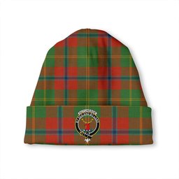ScotsTee Shop Scottish Hutcheson Ancient Clan Crest Tartan Plaid Knit Beanie