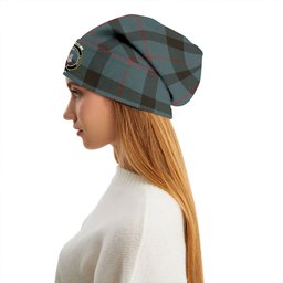 ScotsTee Shop Scottish Kincaid Weathered Clan Crest Tartan Plaid Knit Beanie