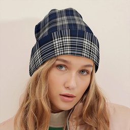 ScotsTee Shop Scottish Napier Modern Clan Crest Tartan Plaid Knit Beanie