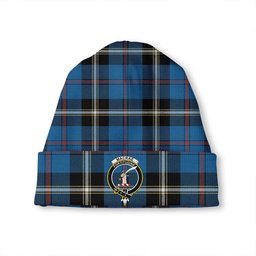 ScotsTee Shop Scottish MacRae of America Ancient Clan Crest Tartan Plaid Knit Beanie