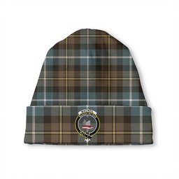 ScotsTee Shop Scottish MacNeil of Barra (MacNeil MacNeill) Weathered Clan Crest Tartan Plaid Knit Beanie