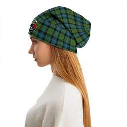 ScotsTee Shop Scottish MacLeod of Skye Ancient Clan Crest Tartan Plaid Knit Beanie