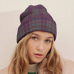 ScotsTee Shop Scottish MacIntyre of Glenorchy Weathered Clan Crest Tartan Plaid Knit Beanie