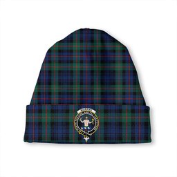 ScotsTee Shop Scottish Murray of Atholl (Murray) Modern Clan Crest Tartan Plaid Knit Beanie