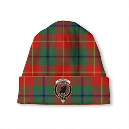 ScotsTee Shop Scottish Turnbull Dress Modern Clan Crest Tartan Plaid Knit Beanie