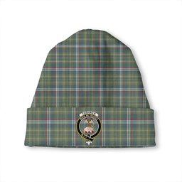 ScotsTee Shop Scottish Toshach Weathered Clan Crest Tartan Plaid Knit Beanie