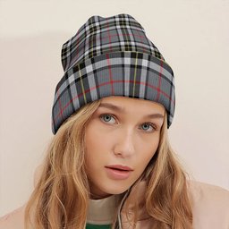 ScotsTee Shop Scottish Thomson Grey (MacThomas Thompson Grey) Ancient Clan Crest Tartan Plaid Knit Beanie