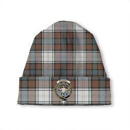 ScotsTee Shop Scottish Murray of Atholl Dress (Murray Dress) Weathered Clan Crest Tartan Plaid Knit Beanie
