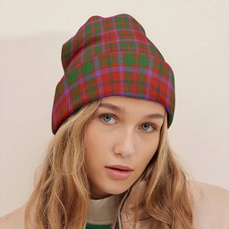 ScotsTee Shop Scottish Shaw of Tordarroch Ancient Clan Crest Tartan Plaid Knit Beanie