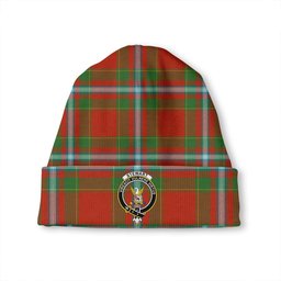 ScotsTee Shop Scottish Stewart of Fingask Ancient Clan Crest Tartan Plaid Knit Beanie