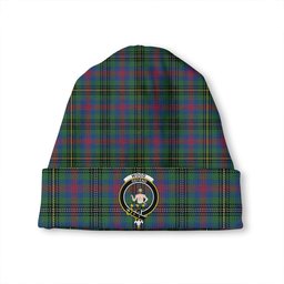 ScotsTee Shop Scottish Wood Modern Clan Crest Tartan Plaid Knit Beanie