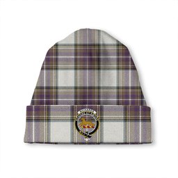 ScotsTee Shop Scottish Richards (Pritchard) Weathered Clan Crest Tartan Plaid Knit Beanie