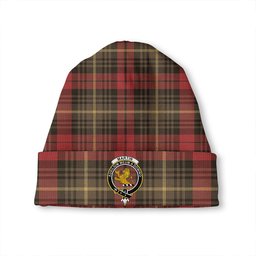ScotsTee Shop Scottish Martin Weathered Clan Crest Tartan Plaid Knit Beanie