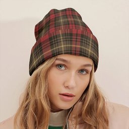 ScotsTee Shop Scottish Martin Weathered Clan Crest Tartan Plaid Knit Beanie