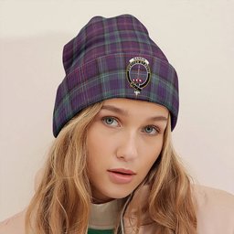 ScotsTee Shop Scottish Rankin Weathered Clan Crest Tartan Plaid Knit Beanie