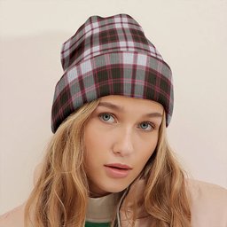 ScotsTee Shop Scottish MacPherson of Pitmain Weathered Clan Crest Tartan Plaid Knit Beanie