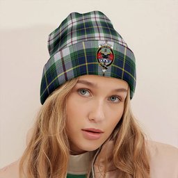 ScotsTee Shop Scottish MacLeod of California Modern Clan Crest Tartan Plaid Knit Beanie