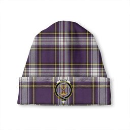 ScotsTee Shop Scottish Maver Dress Weathered Clan Crest Tartan Plaid Knit Beanie