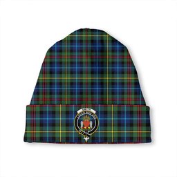 ScotsTee Shop Scottish Smith (MacGowan Hunting) Modern Clan Crest Tartan Plaid Knit Beanie
