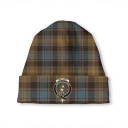 ScotsTee Shop Scottish Watson (Wate Watt) Weathered Clan Crest Tartan Plaid Knit Beanie